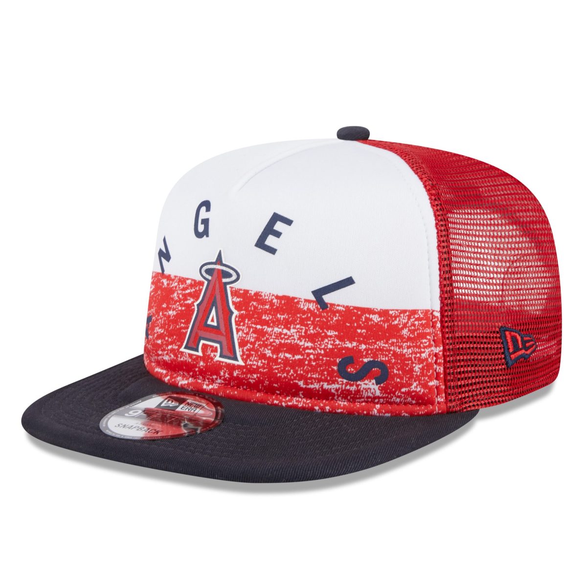 Los Angeles Angels Jerseys Shop – mens los angeles angels new era whitered team foam front a-frame trucker 9fifty snapback hat Baseball Jerseys and Caps for Fans