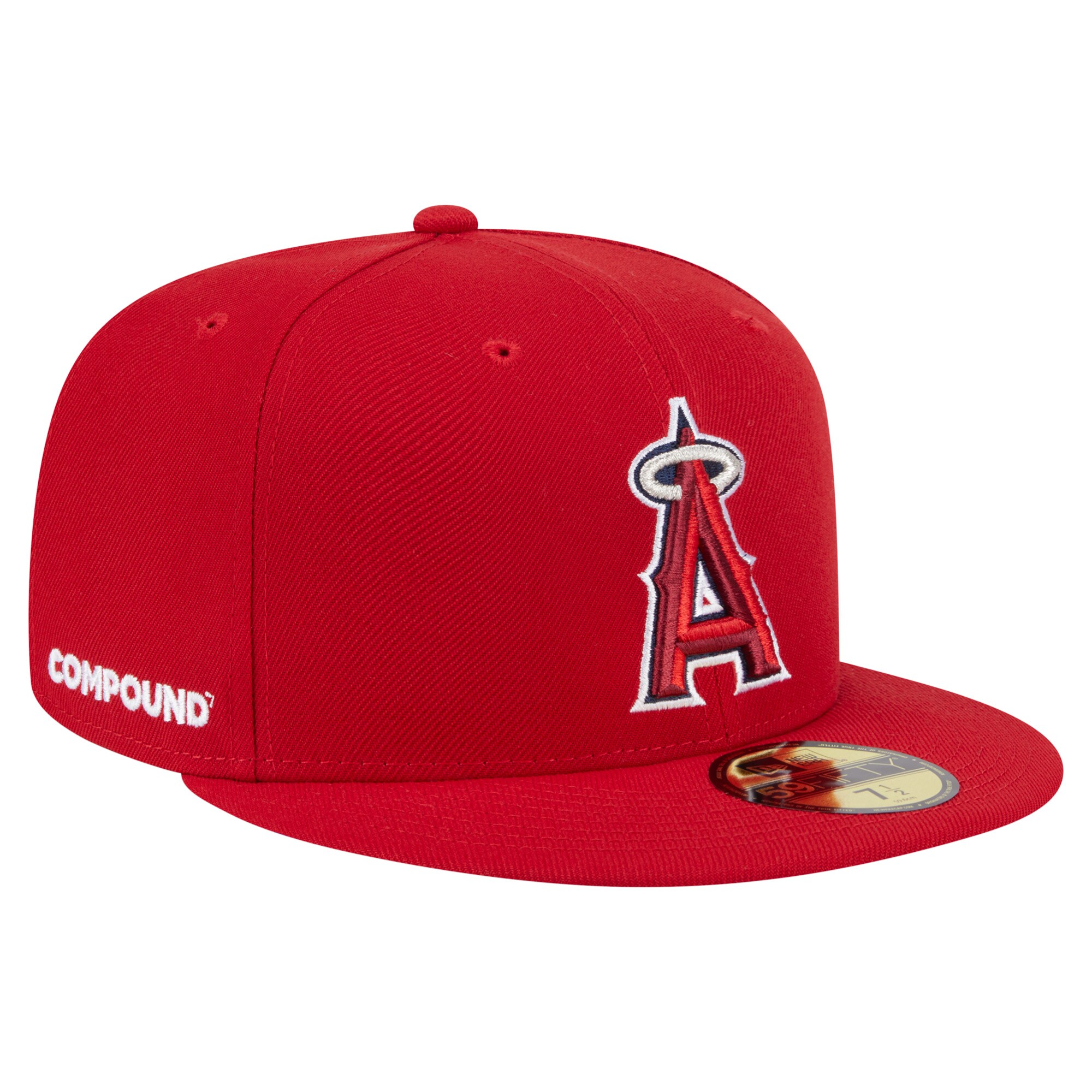 Los Angeles Angels Jerseys Shop – mens los angeles angels x compound new era red 59fifty fitted hat Baseball Jerseys and Caps for Fans