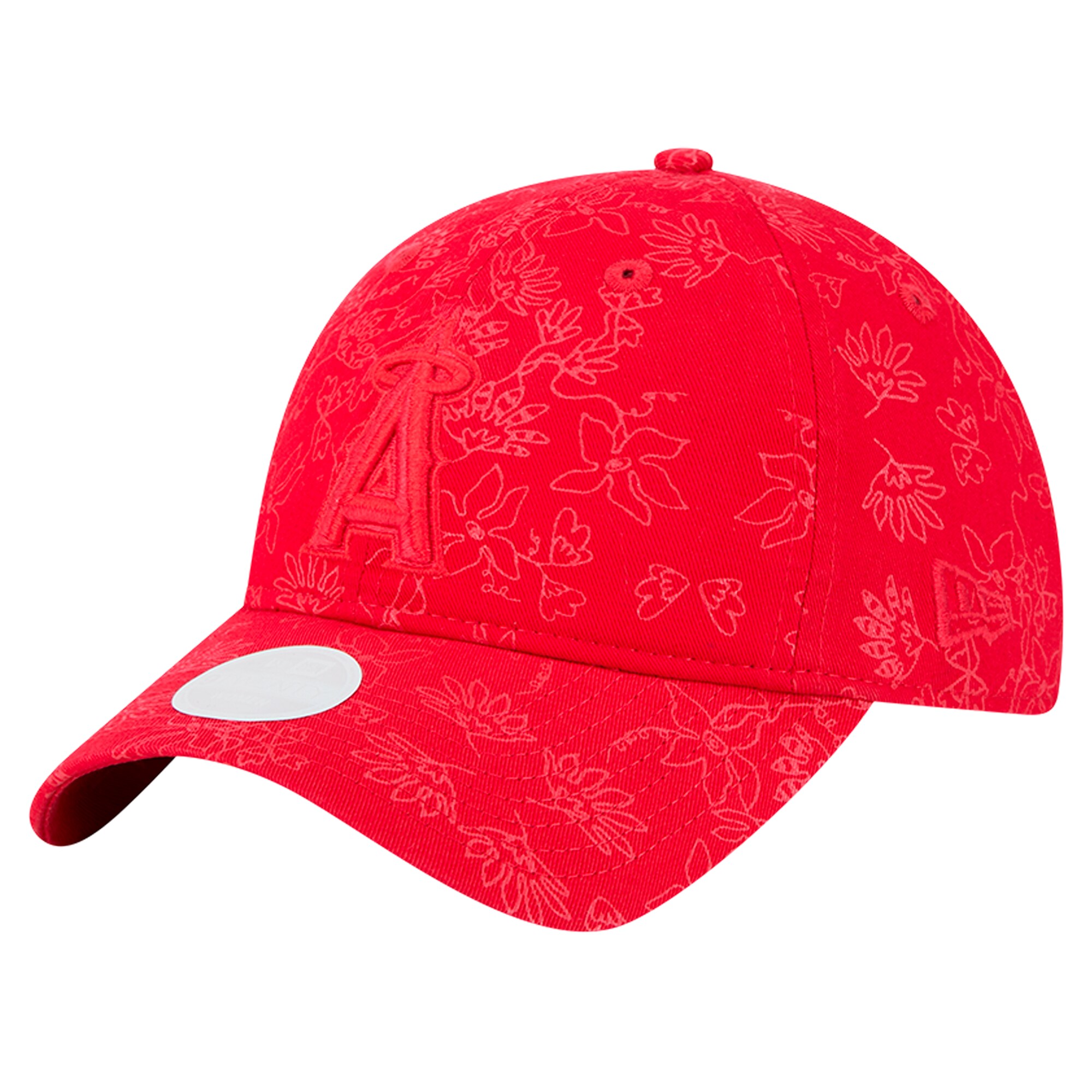 Los Angeles Angels Jerseys Shop – womens los angeles angels new era red tonal floral 9twenty adjustable hat Baseball Jerseys and Caps for Fans