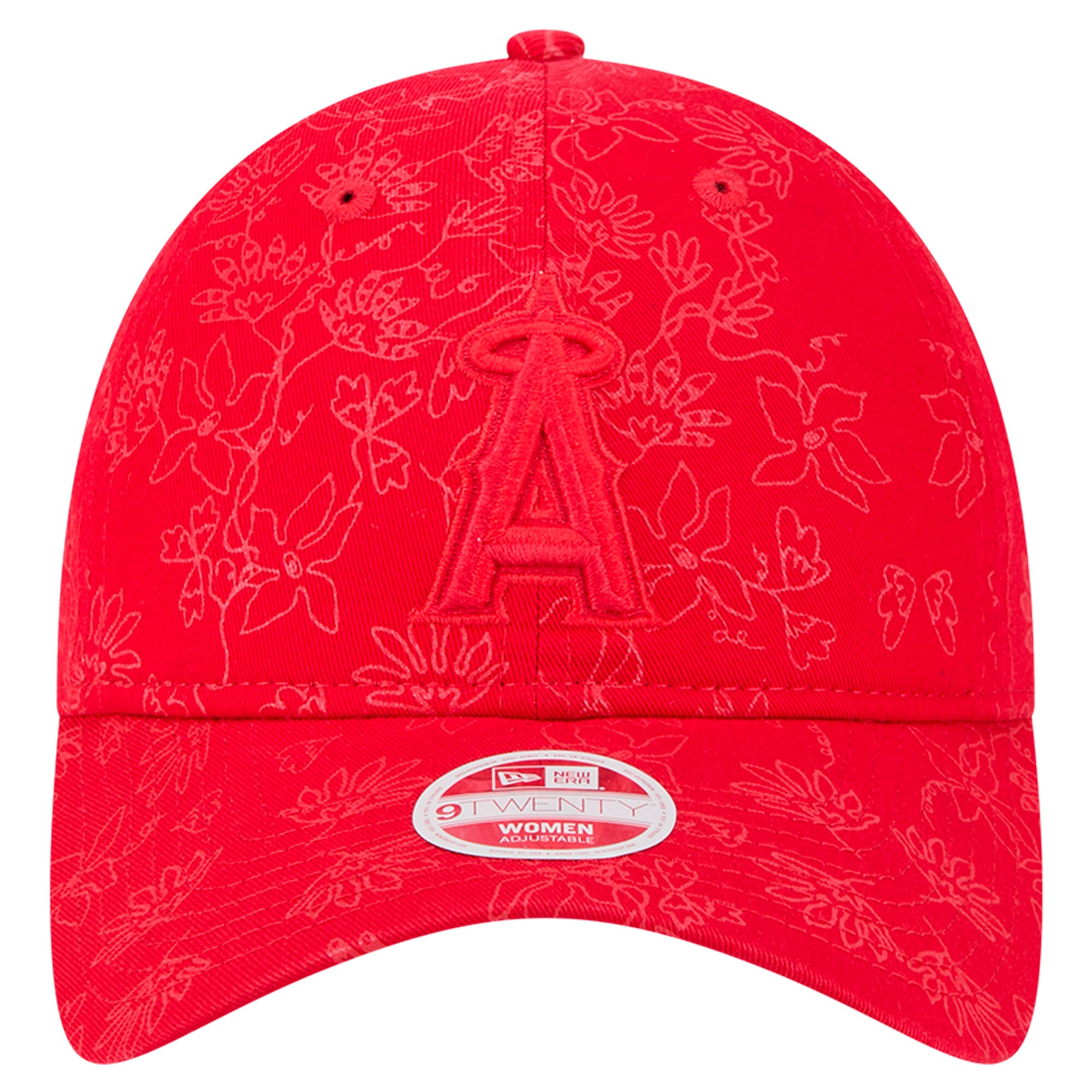 Los Angeles Angels Jerseys Shop – womens los angeles angels new era red tonal floral 9twenty adjustable hat Baseball Jerseys and Caps for Fans