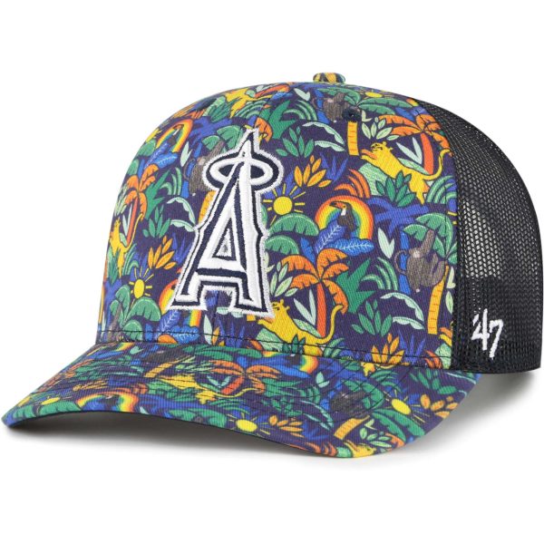 Los Angeles Angels Jerseys Shop – youth los angeles angels 47 navy jungle gym adjustable trucker hat Baseball Jerseys and Caps for Fans