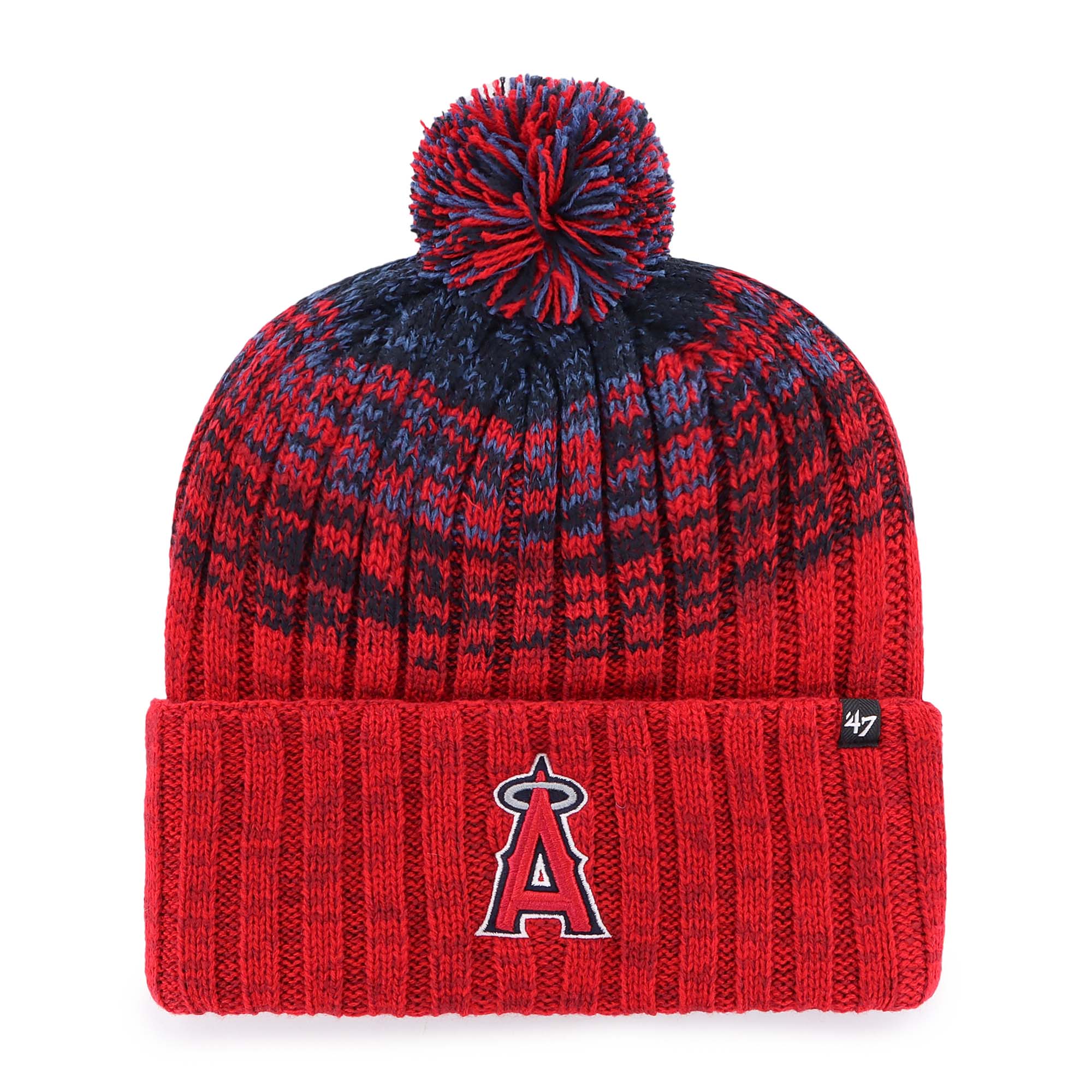 Los Angeles Angels Jerseys Shop – youth los angeles angels 47 red cascade cuffed knit hat with pom Baseball Jerseys and Caps for Fans