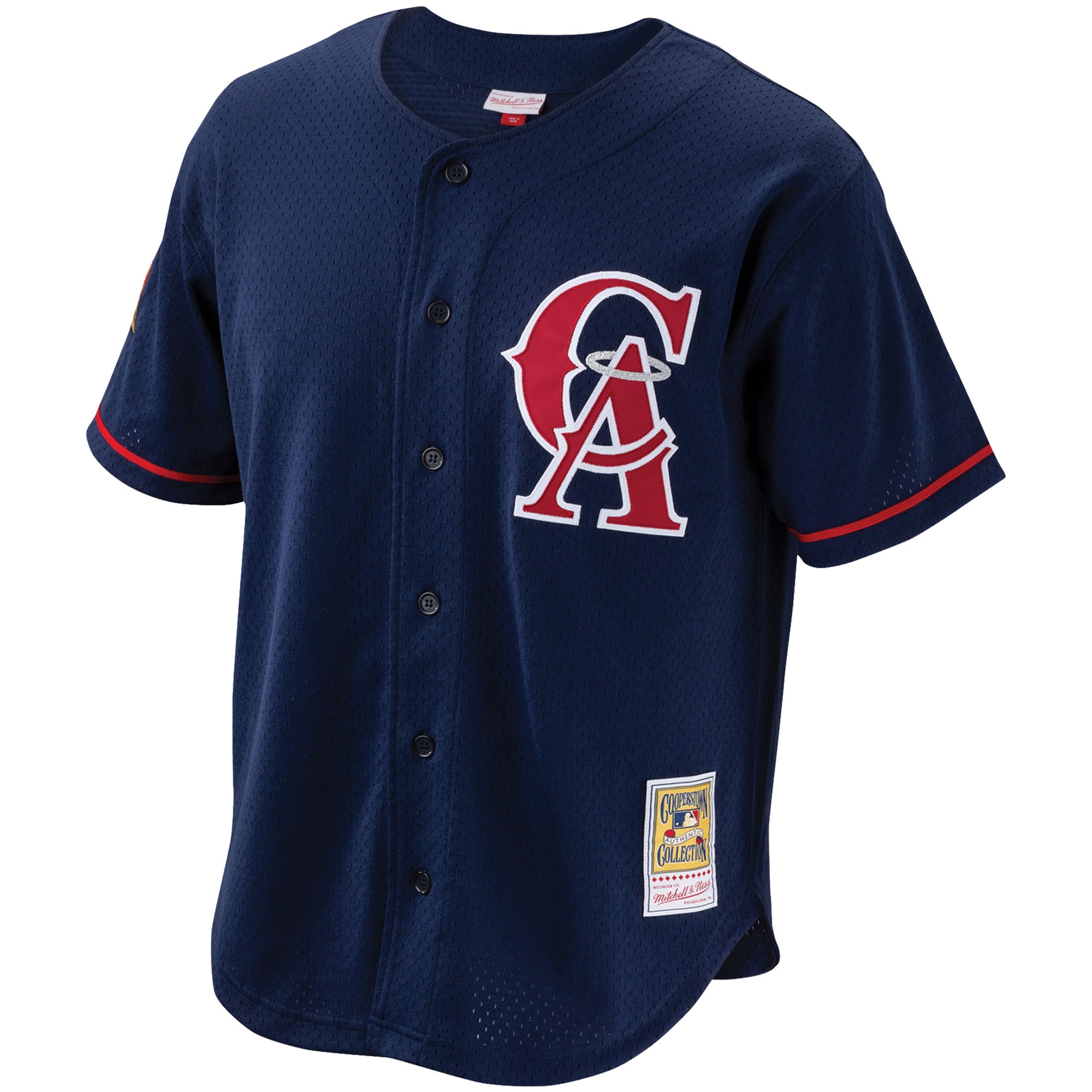 Los Angeles Angels Jerseys Shop – mens california angels bo jackson mitchell  ness navy cooperstown collection mesh batting practice button-up jersey Baseball Jerseys and Caps for Fans