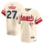 Los Angeles Angels Jerseys Shop – mens los angeles angels mike trout nike natural city connect limited jersey Baseball Jerseys and Caps for Fans