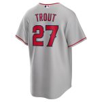 Los Angeles Angels Jerseys Shop – mens los angeles angels mike trout nike silver road replica player name jersey Baseball Jerseys and Caps for Fans