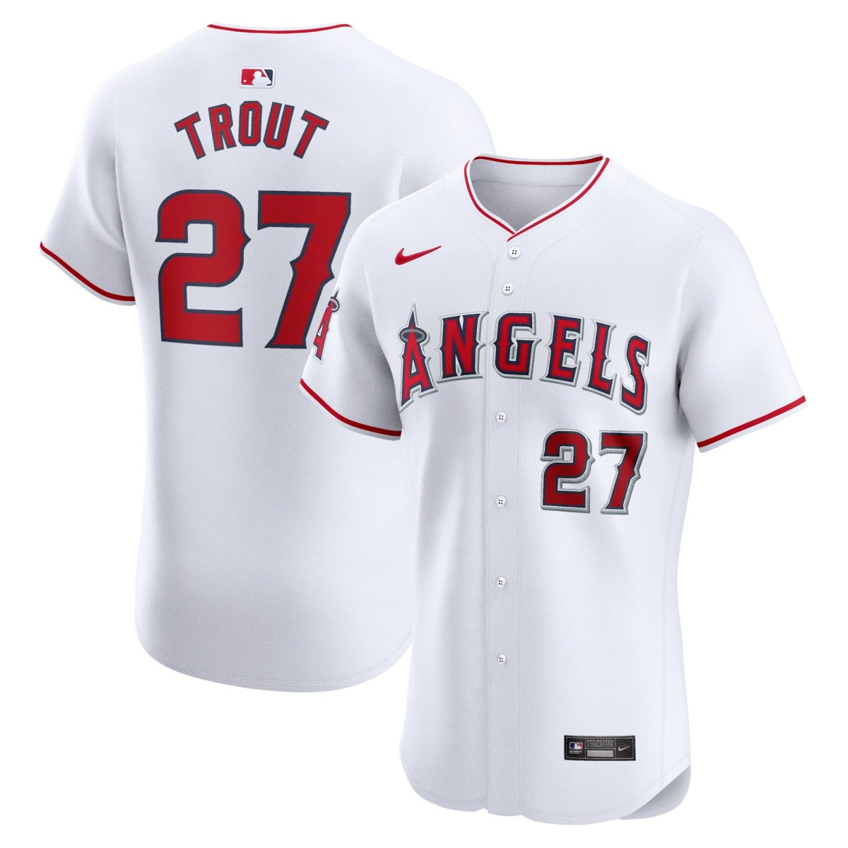 Los Angeles Angels Jerseys Shop – mens los angeles angels mike trout nike white home elite player jersey Baseball Jerseys and Caps for Fans