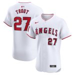 Los Angeles Angels Jerseys Shop – mens los angeles angels mike trout nike white home elite player jersey Baseball Jerseys and Caps for Fans