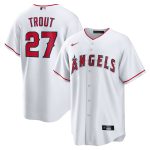 Los Angeles Angels Jerseys Shop – mens los angeles angels mike trout nike white home replica player name jersey Baseball Jerseys and Caps for Fans