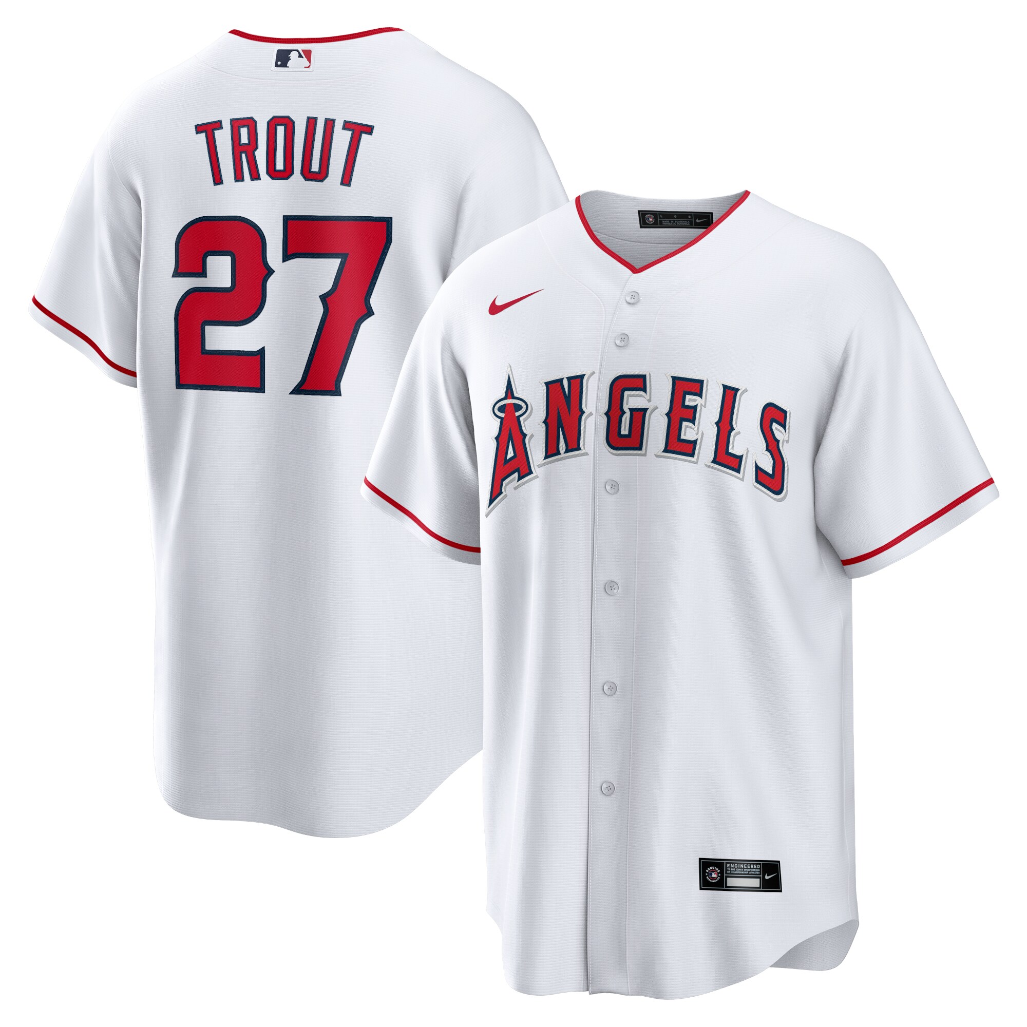 Los Angeles Angels Jerseys Shop – mens los angeles angels mike trout nike white home replica player name jersey Baseball Jerseys and Caps for Fans