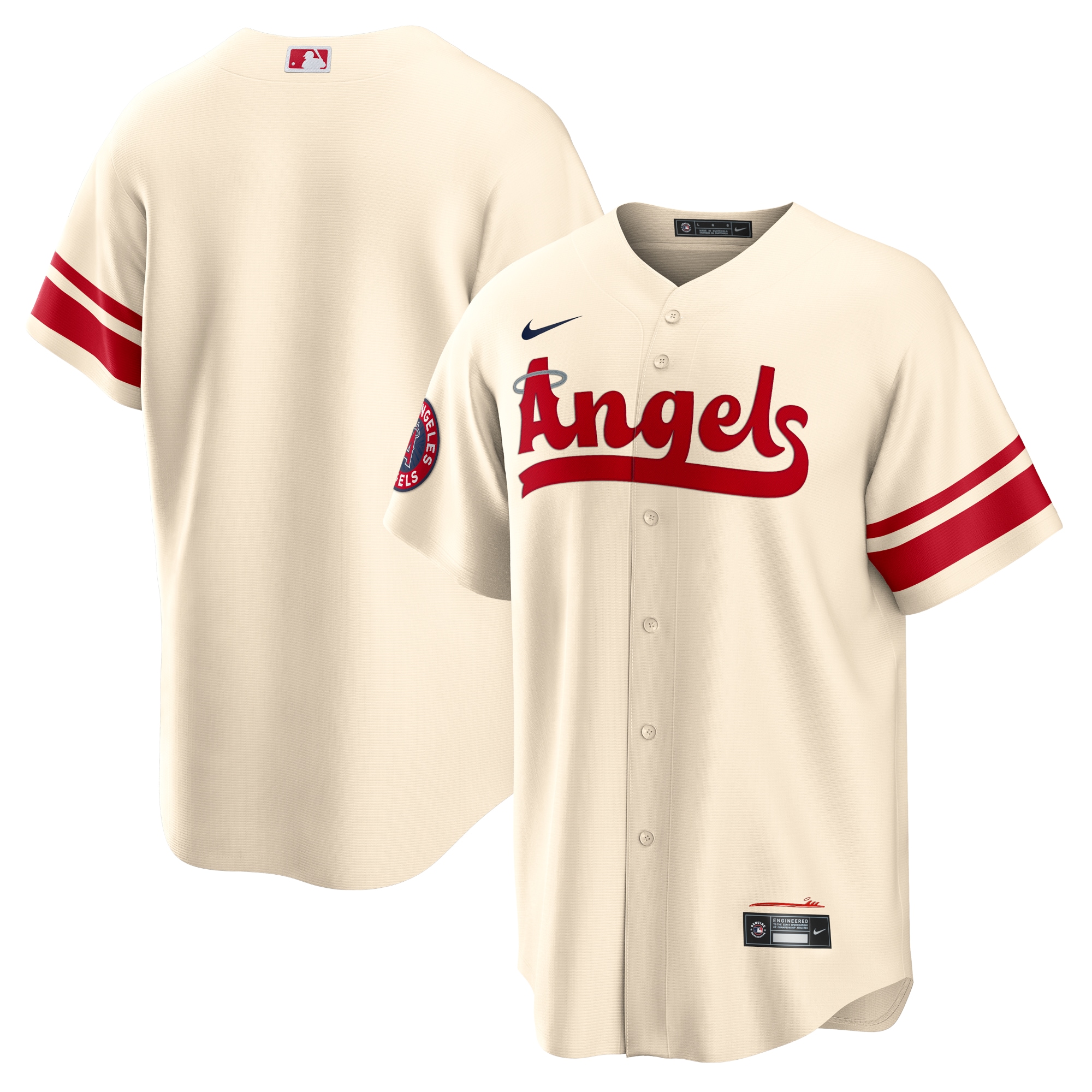 Los Angeles Angels Jerseys Shop – mens los angeles angels nike cream city connect replica team jersey Baseball Jerseys and Caps for Fans
