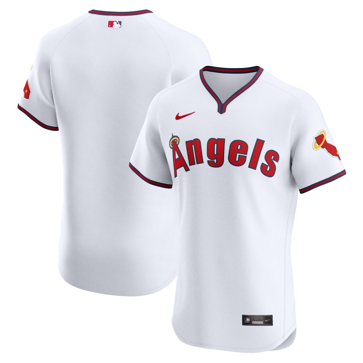 Los Angeles Angels Jerseys Shop – mens los angeles angels nike white alternate vapor premier elite patch jersey Baseball Jerseys and Caps for Fans