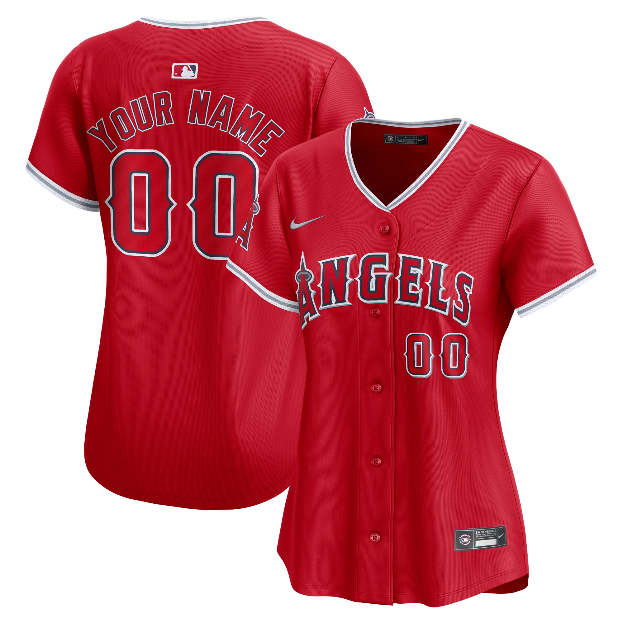 Los Angeles Angels Jerseys Shop – womens los angeles angels nike red alternate limited custom jersey Baseball Jerseys and Caps for Fans
