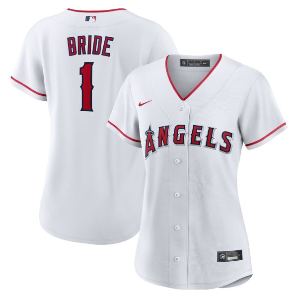 Los Angeles Angels Jerseys Shop – womens los angeles angels nike white 1 bride home replica jersey Baseball Jerseys and Caps for Fans