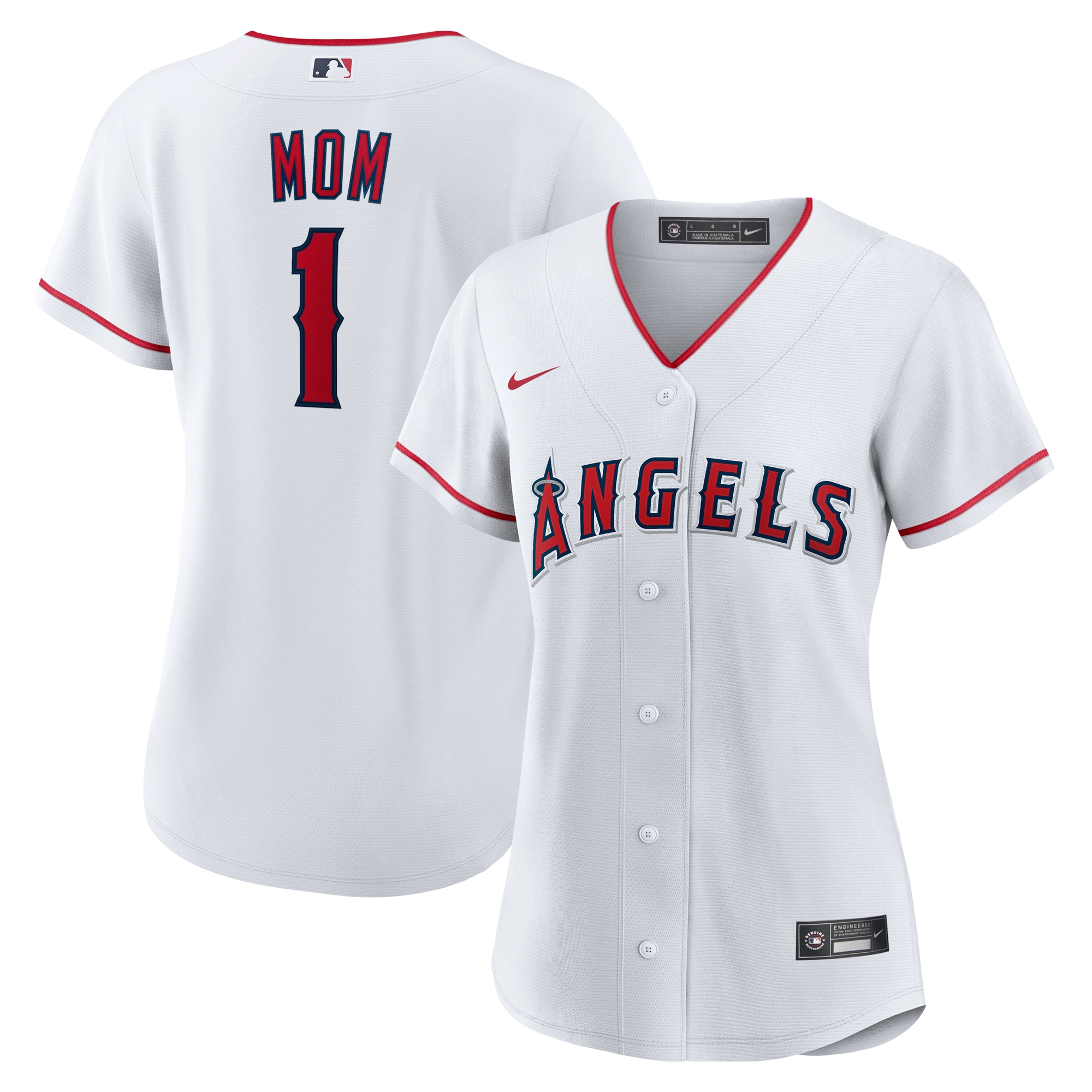 Los Angeles Angels Jerseys Shop – womens los angeles angels nike white 1 mom home replica jersey Baseball Jerseys and Caps for Fans